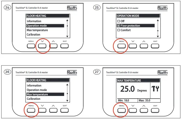 Roth Touchline SL Standard Rumtermostat - overview 11