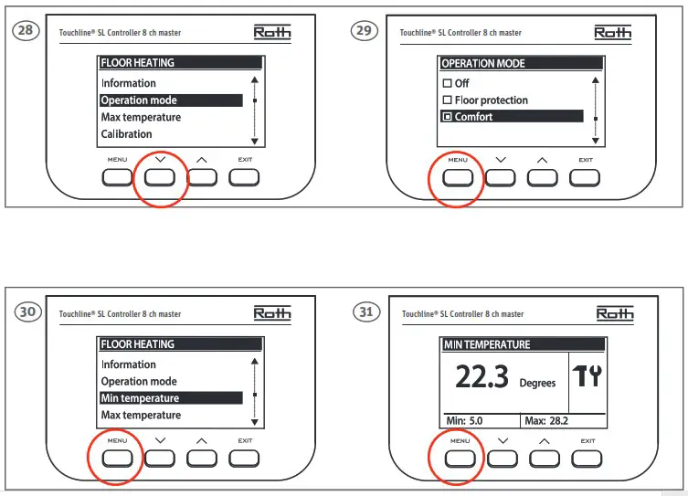 Roth Touchline SL Standard Rumtermostat - overview 12
