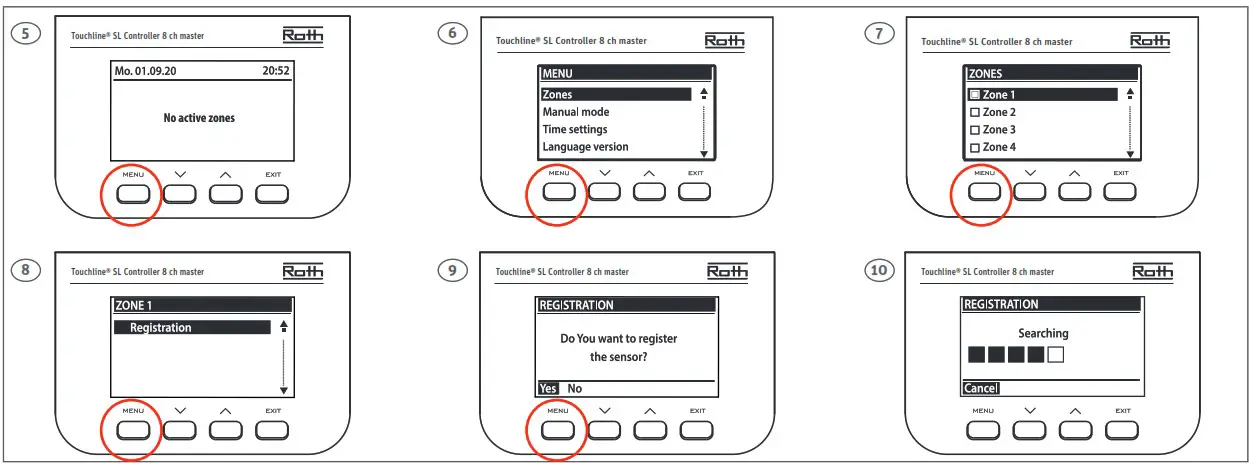 Roth Touchline SL Standard Rumtermostat - overview 7