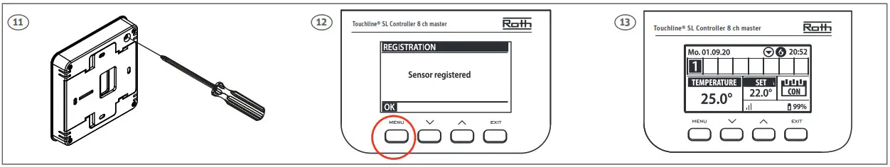 Roth Touchline SL Standard Rumtermostat - overview 8