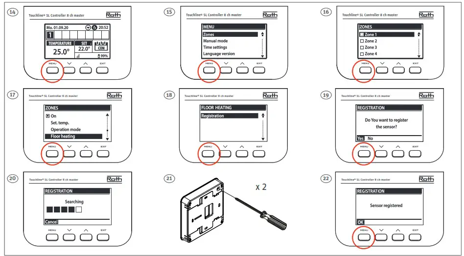 Roth Touchline SL Standard Rumtermostat - overview 9