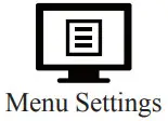 Lenovo F23270QY0 Monitor - Menu Settings