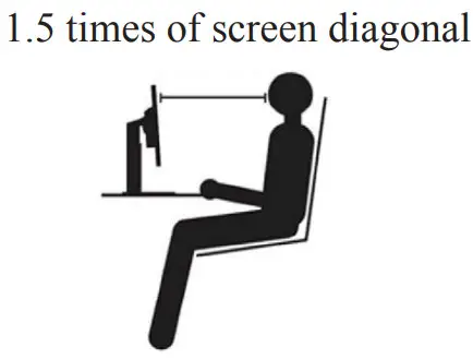 Lenovo F23270QY0 Monitor - Positioning your monitor