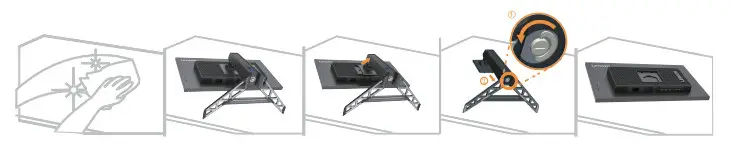 Lenovo F23270QY0 Monitor - base and stand