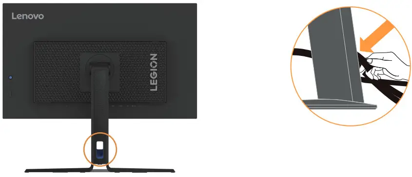 Lenovo F23270QY0 Monitor - cables with cable