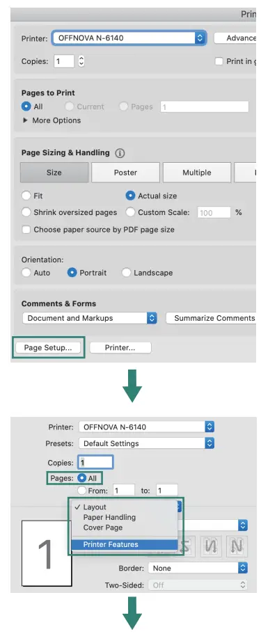 Printing Using a USB Cable