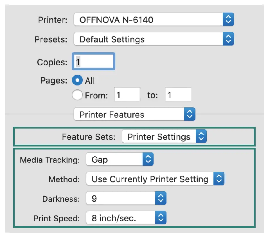 Printing Using a USB Cable