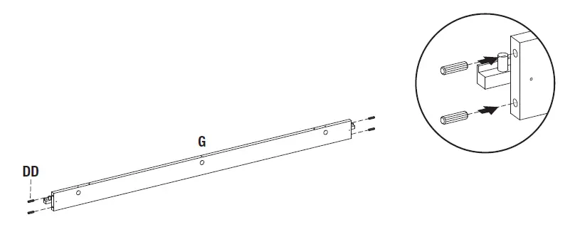 HOME DECORATORS COLLECTION 1361FM-26-353 Bramble Mesh Sliding Barn Door Electric Fireplace-fig-10