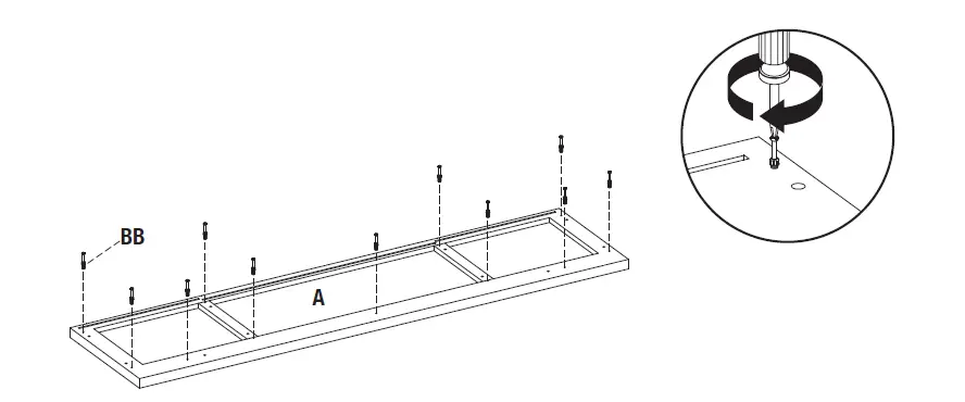 HOME DECORATORS COLLECTION 1361FM-26-353 Bramble Mesh Sliding Barn Door Electric Fireplace-fig-13