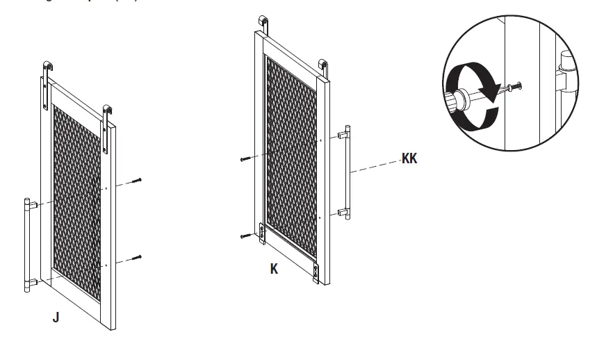 HOME DECORATORS COLLECTION 1361FM-26-353 Bramble Mesh Sliding Barn Door Electric Fireplace-fig-22