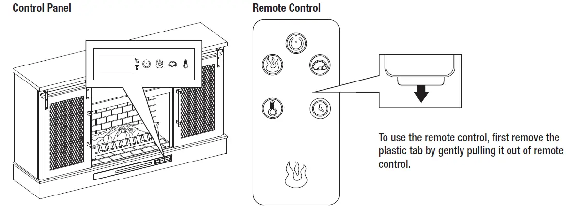 HOME DECORATORS COLLECTION 1361FM-26-353 Bramble Mesh Sliding Barn Door Electric Fireplace-fig-27