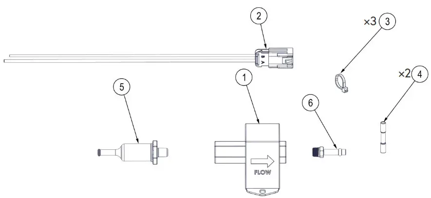 VMAC A700247 Multifunction Power System External Fuel Pump -Parts List