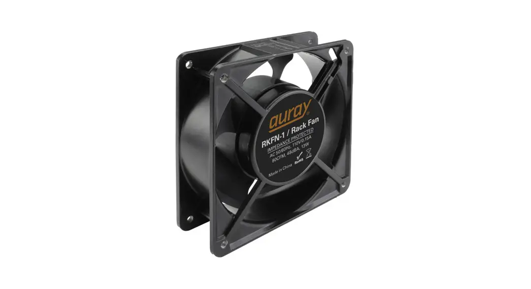 Auray Rkfn-1 Rack Fan With Power Cord Owner's Manual