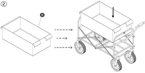 UNBRANDED-KTDGCP82504-Steel-Collapsible-Folding-Fabric-Outdoor-Utility-Wagon-Garden-Cart-FIG-3