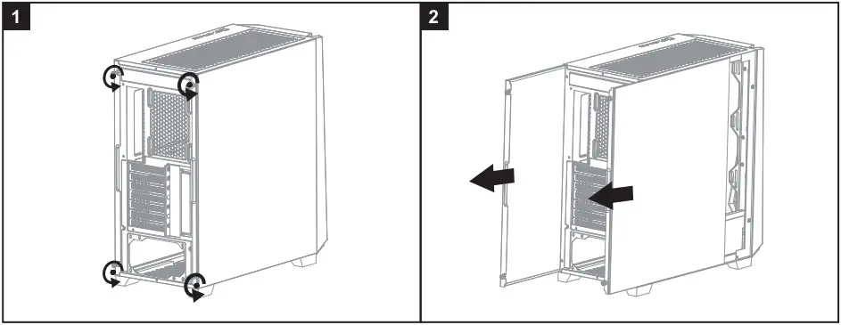 GIGABYTE C301G Glass White ATX Mid Tower PC Case - fig 13