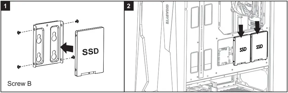 GIGABYTE C301G Glass White ATX Mid Tower PC Case - fig 19