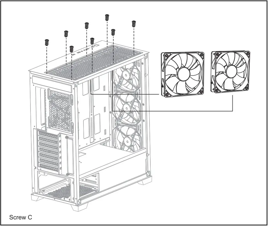 GIGABYTE C301G Glass White ATX Mid Tower PC Case - fig 21