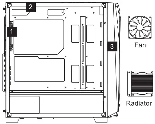 GIGABYTE C301G Glass White ATX Mid Tower PC Case - fig 22