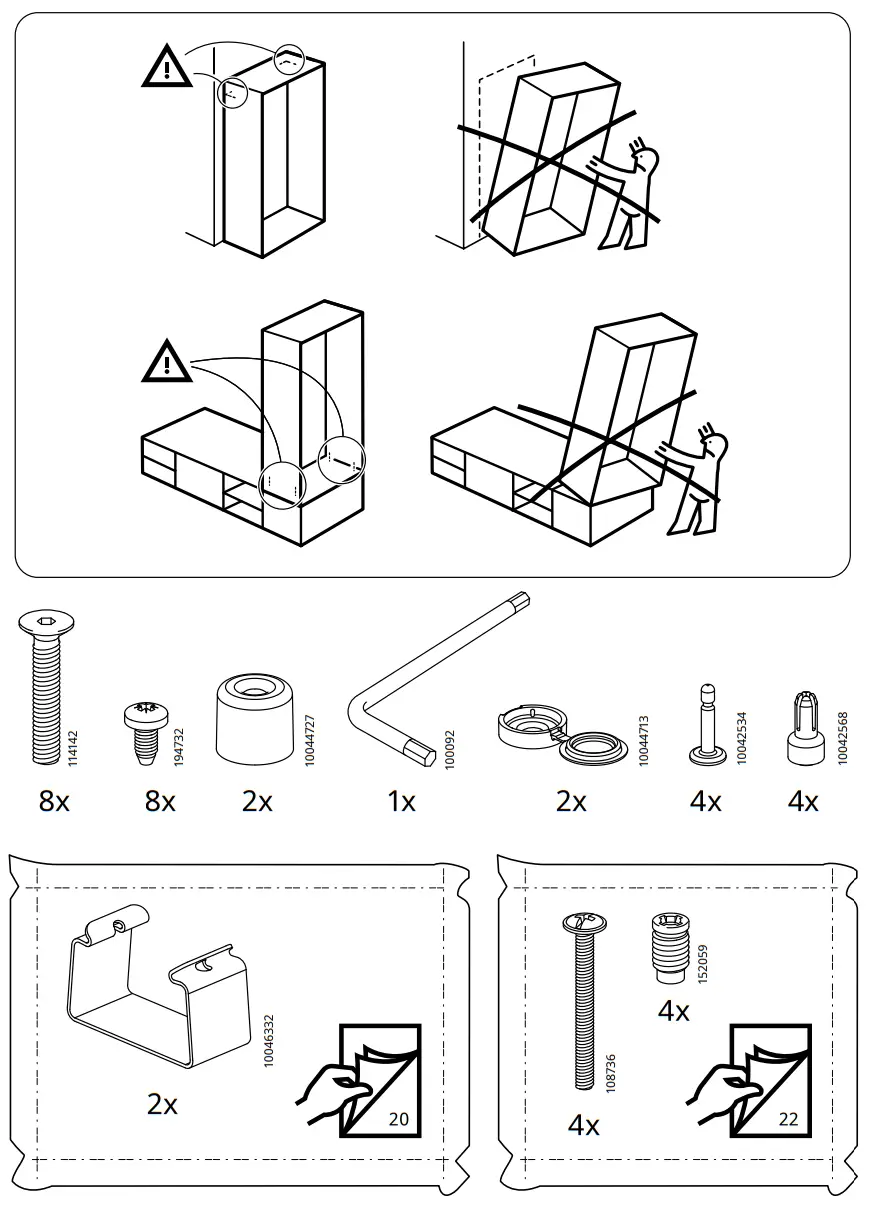 IKEA AA 2163858 7 101 PLATSA Flat Rack for Clothes White - Fig1