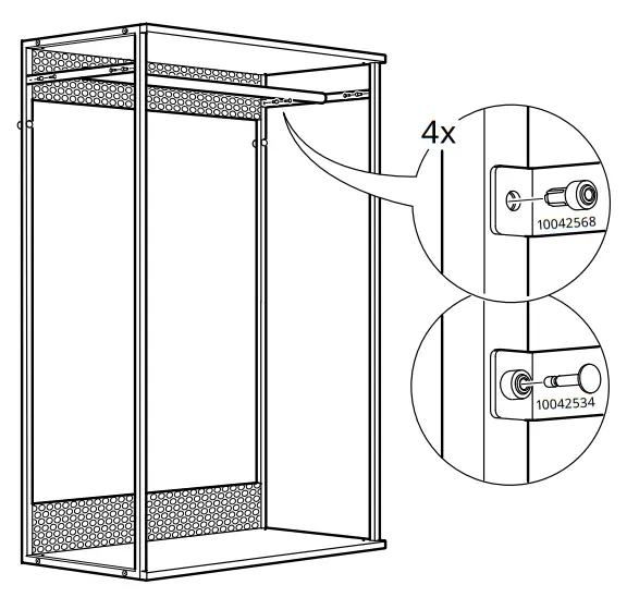 IKEA AA 2163858 7 101 PLATSA Flat Rack for Clothes White - Fig11