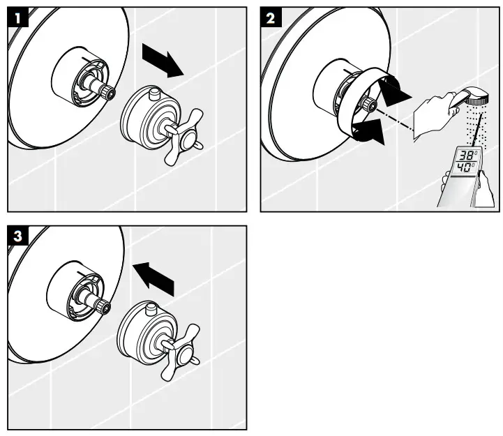 hansgrohe AXOR CITTERIO Concealed Thermostat with Shut Off Valve - fig 5