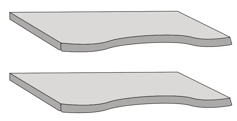 PIPE DECOR 37024X7BBLE2 Live Edge Wall Shelf