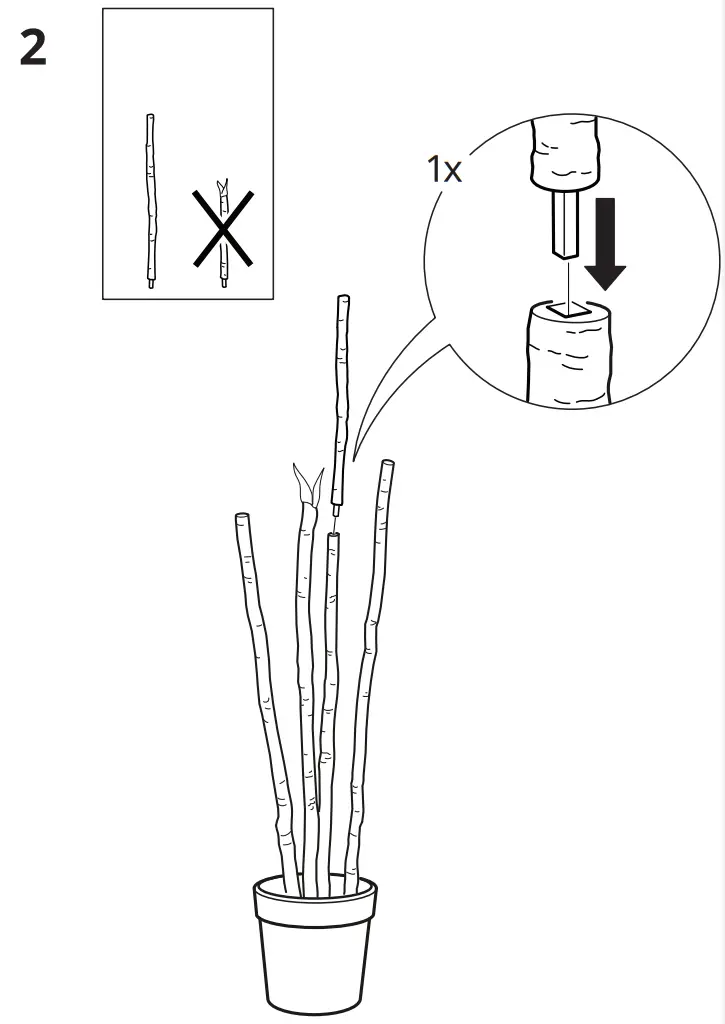 IKEA AA 2350481 1 FEJKA Artificial Potted Plant  - Figure 2