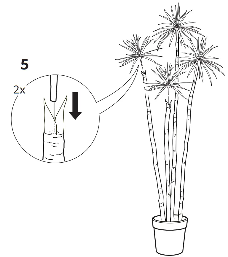 IKEA AA 2350481 1 FEJKA Artificial Potted Plant  - Figure 5