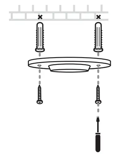 tp-link Tapo C220 Pan-Tilt AI Home Security Wifi Camera - Mount Base