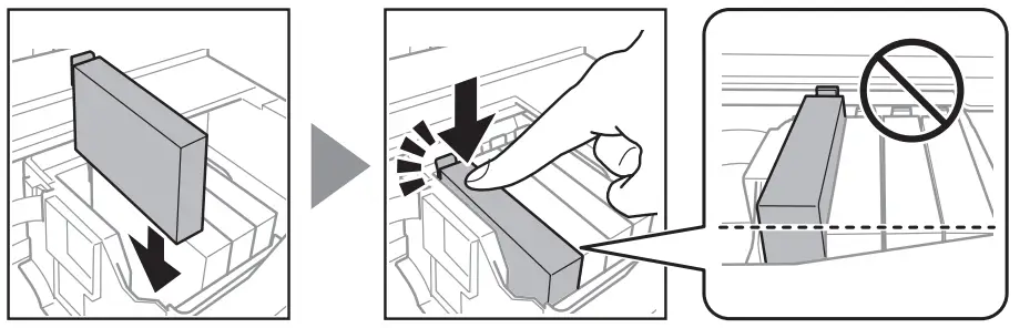 Install ink cartridges