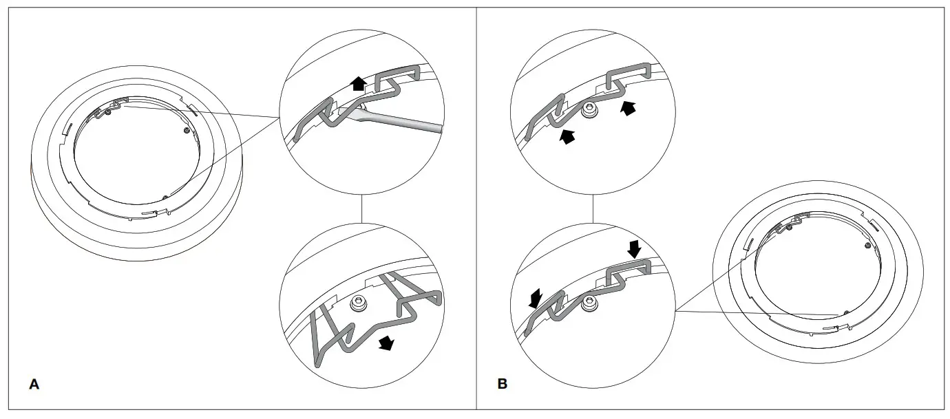 BEGA 31043 Ceiling and Wall Luminaire - coupler