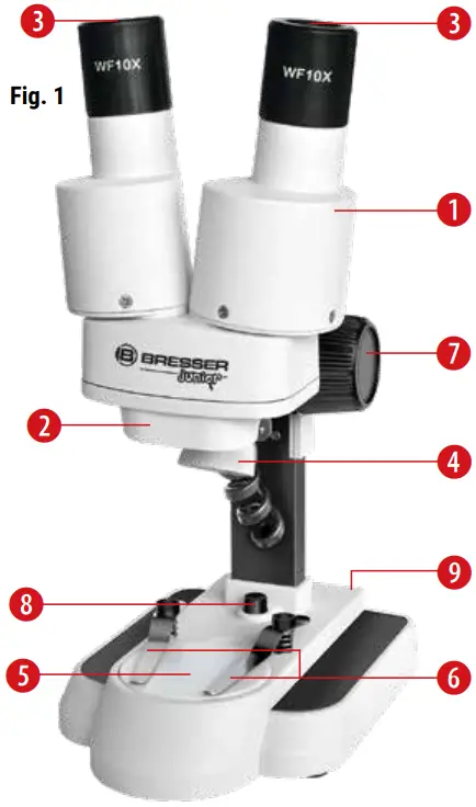 BRESSER 8852000 20x Stereo Mikroskop-Microscope F1