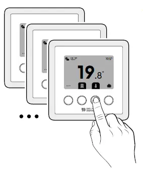 DELTA DORE RF 6420 Main Control Receiver For Boiler and Heat Exchanger-fig-1