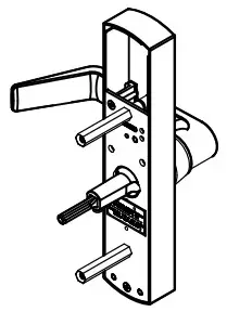 TownSteel ED8900NE Stile Escutcheon Lever Trim - fig 2