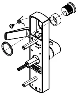 TownSteel ED8900NE Stile Escutcheon Lever Trim - fig 3