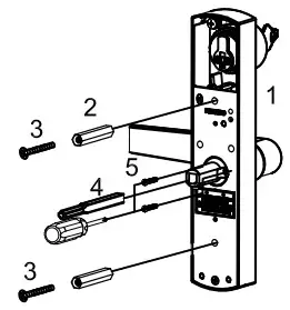 TownSteel ED8900NE Stile Escutcheon Lever Trim - fig 5
