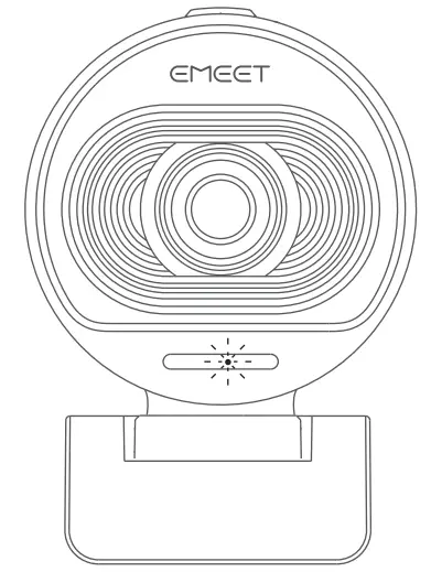 EMEET S600 4K Webcam - connect 1