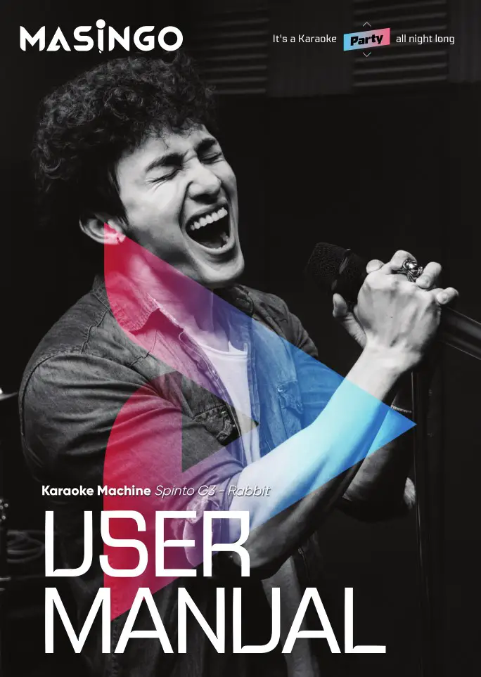 MASINGO Spinto G3 Portable Rabbit Karaoke Machine User Manual 1
