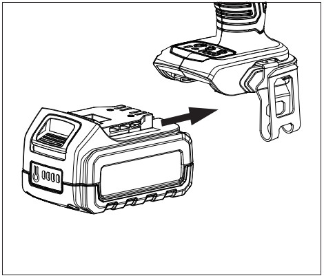 SENIX PDWX2-M2 Impact Wrench - BATTERY PACK 1
