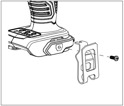 SENIX PDWX2-M2 Impact Wrench - BELT CLIP
