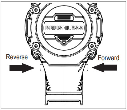 SENIX PDWX2-M2 Impact Wrench - Reverse