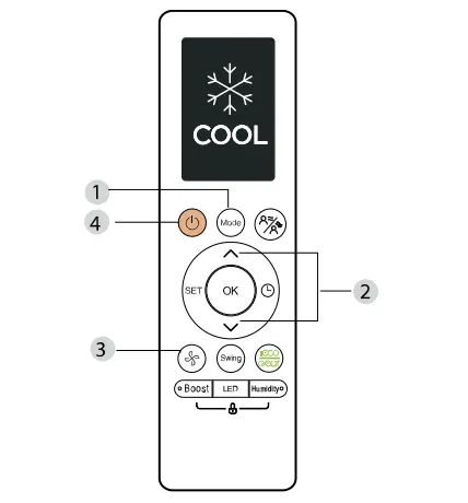 Carrier 40MPHB Ductless Unit Split System - COOL Mode