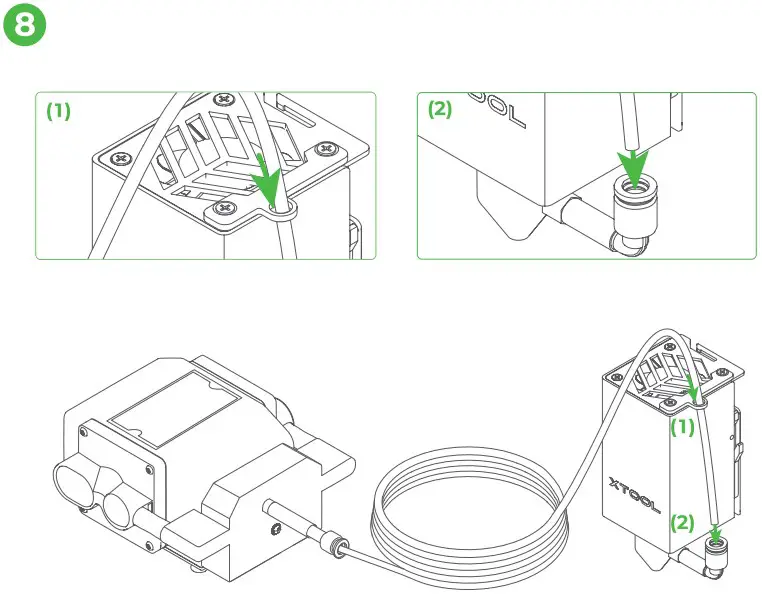 Install the air assist set