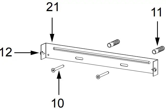 WALL DRILLING AND BRACKET FIXING