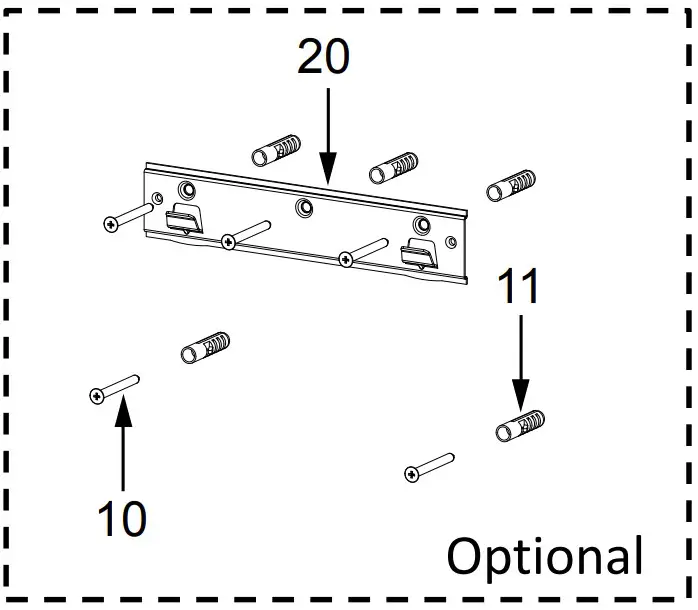 WALL DRILLING AND BRACKET FIXING