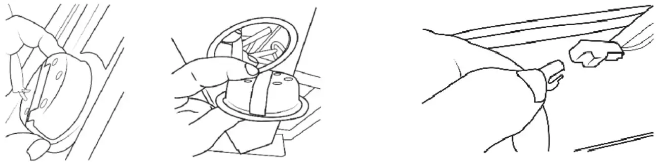 Disconnect connector of the light.