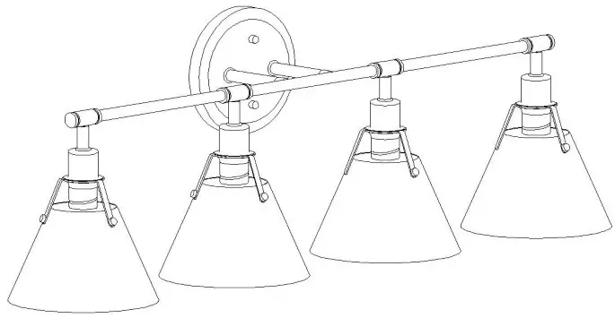 LNC QMABJIHD1453257 Classic Bathroom Vanity Light - IMAGE FOR FINISHED PRODUCT 1