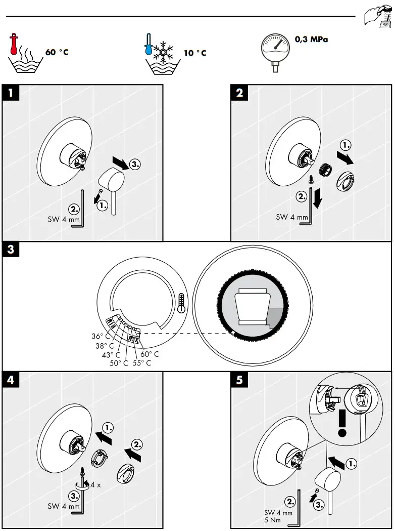 hansgrohe 10645000 AXOR Starck X Bathroom Equipment - Figure 3