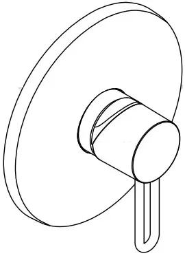 hansgrohe 10645000 AXOR Starck X Bathroom Equipment - Uno