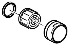 hansgrohe 27461000 Raindance Air Plate Mountains Shower - Spare parts